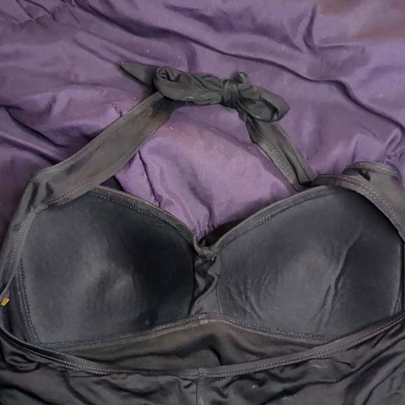 Liz Claiborne Womens Black One Piece Swimsuit. - Picture 3 of 9